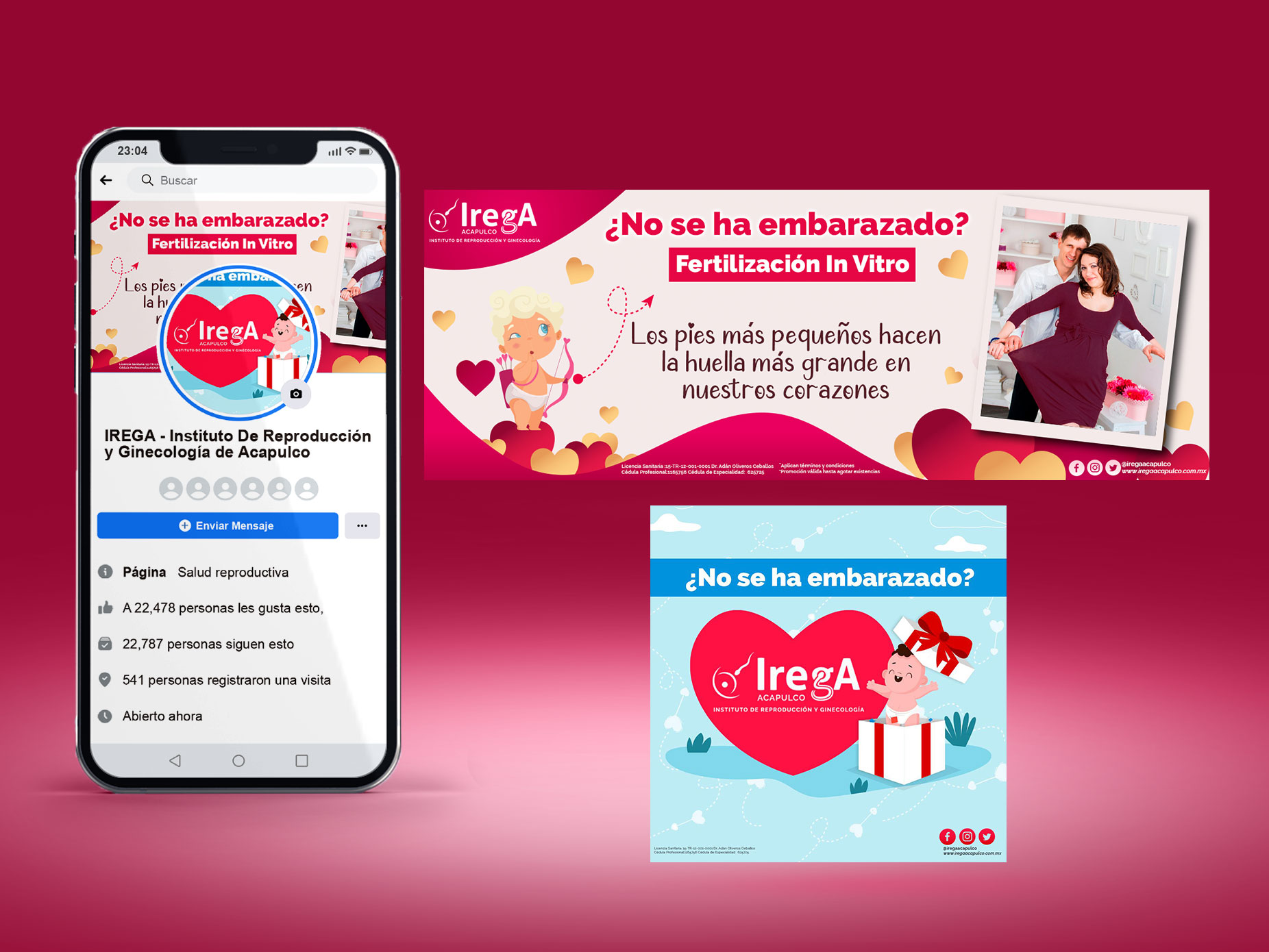 diseño de foto de portad y de perfili del dia del amor y la amistad